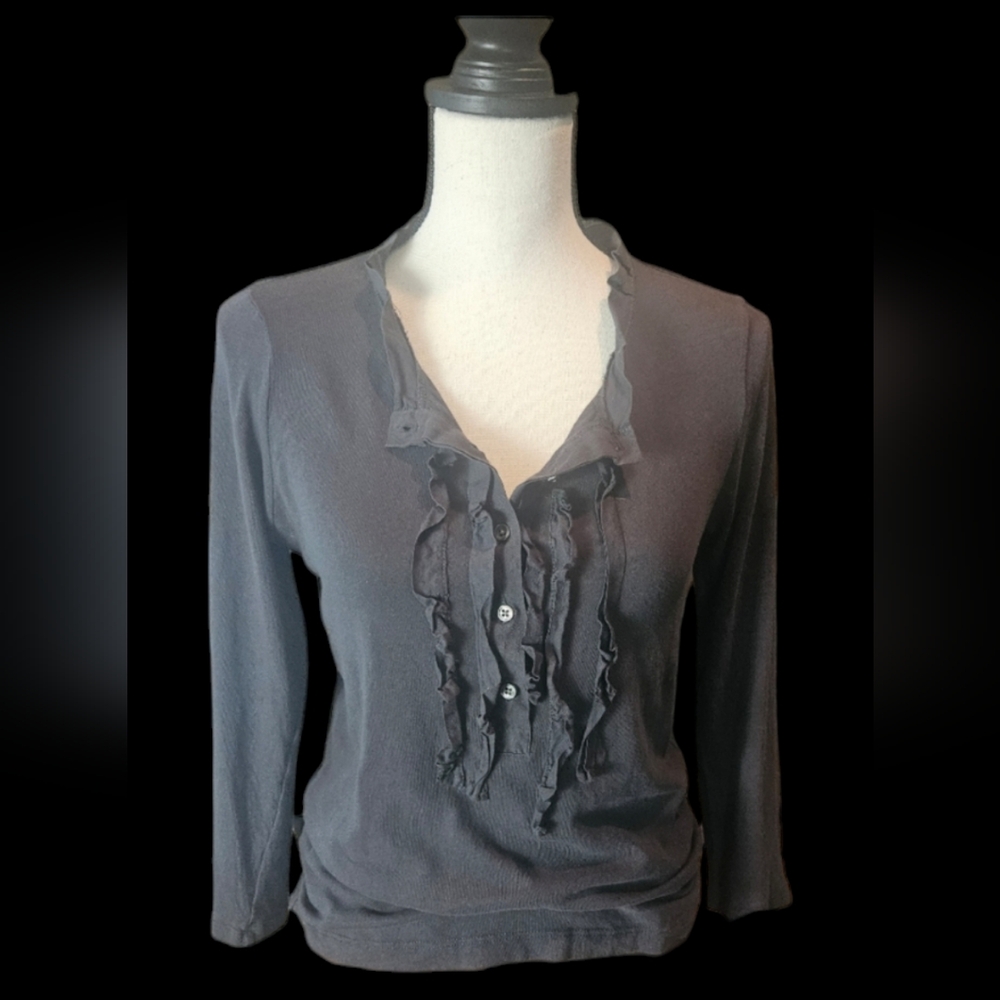 J Crew Ribbons Long Sleeve Top